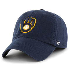 Navy Milwaukee Brewers '47 Franchise Logo Fitted Hat