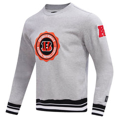 Pro Standard Crest Emblem Pullover Sweatshirt - Cincinnati Bengals Pullover
