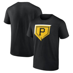 Black Pittsburgh Pirates Hometown Steel Plate T-Shirt