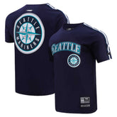 Navy/ Seattle Mariners Pro Standard Taping T-Shirt
