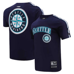 Navy/ Seattle Mariners Pro Standard Taping T-Shirt