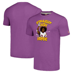 Randy Moss Unisex Homage Caricature Retired Player Tri-Blend T-Shirt - Minnesota Vikings T-shirts