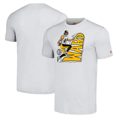 Hines Ward Homage Unisex Caricature Retired Player Tri-Blend T-Shirt - Pittsburgh Steelers T-shirts