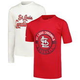 Red/White St. Louis Cardinals Stitches Youth T-Shirt Combo Set