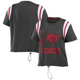 WEAR by Erin Andrews Women's Cinched Colorblock T-Shirt - Tampa Bay Buccaneers T-shirts