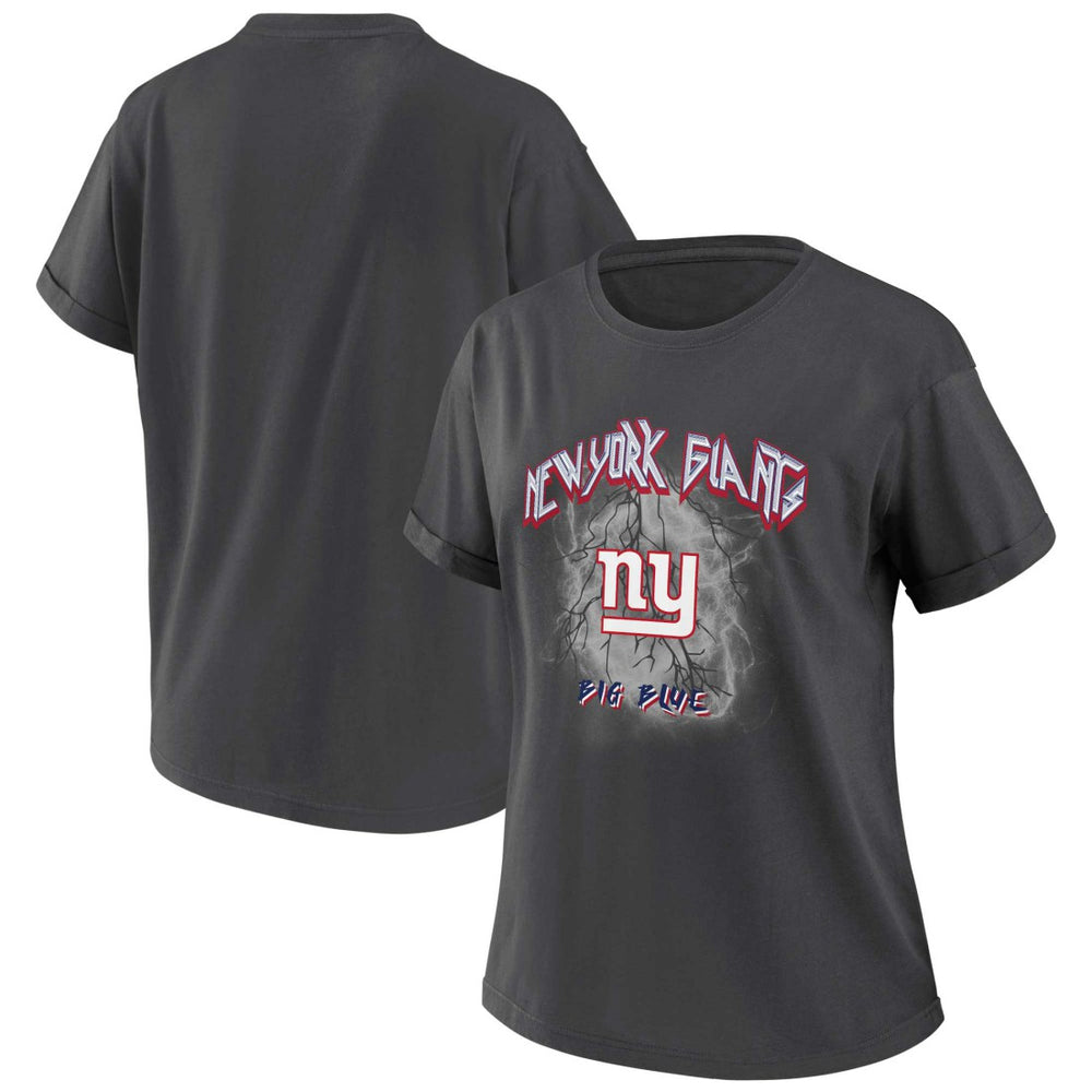 WEAR by Erin Andrews Women's Boyfriend T-Shirt - New York Giants T-shirts
