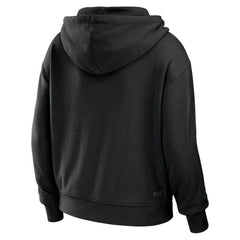 WEAR by Erin Andrews Women's Color Block Light Weight Modest Crop Full-Zip Hoodie - New Orleans Saints Hoodies