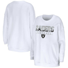 WEAR by Erin Andrews Women's Domestic Pullover Sweatshirt - Las Vegas Raiders Pullover