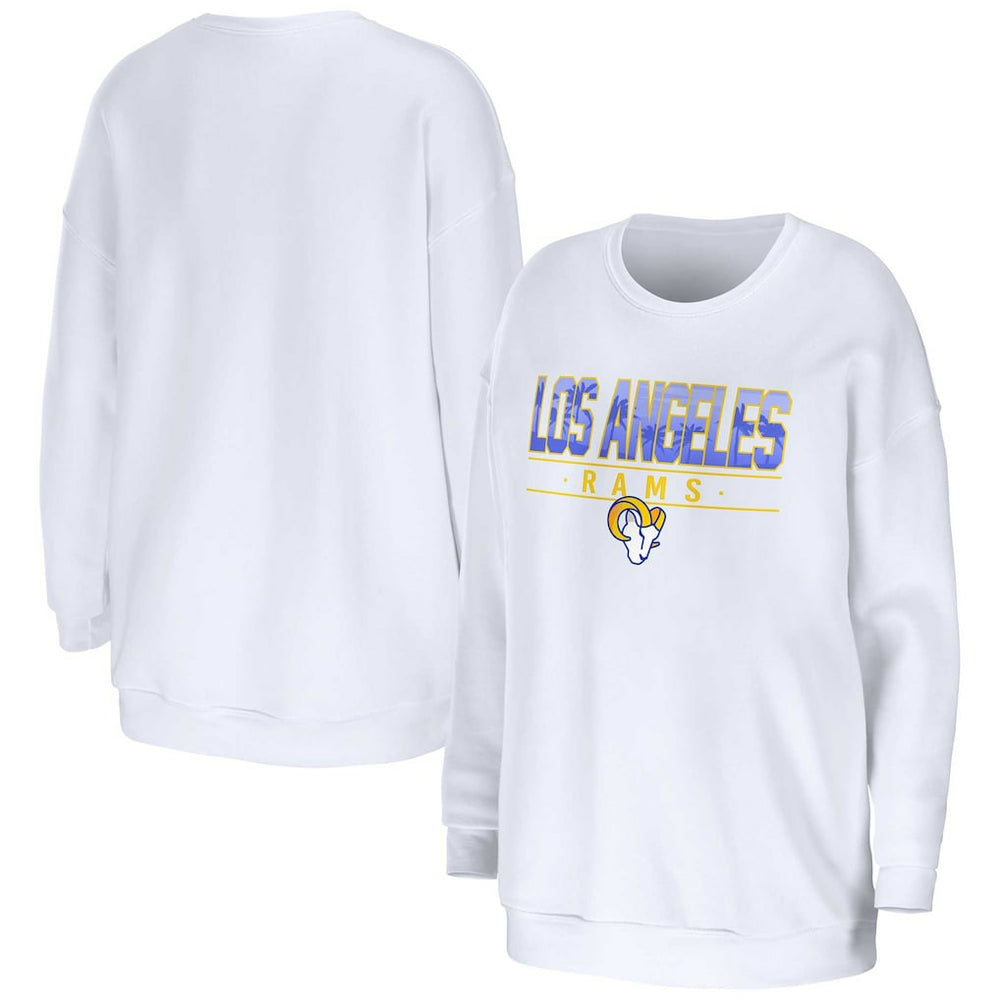 WEAR by Erin Andrews Women's Domestic Pullover Sweatshirt - Los Angeles Rams Pullover