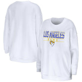 WEAR by Erin Andrews Women's Domestic Pullover Sweatshirt - Los Angeles Rams Pullover