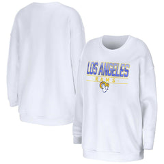 WEAR by Erin Andrews Women's Domestic Pullover Sweatshirt - Los Angeles Rams Pullover