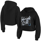 WEAR by Erin Andrews Women's Domestic Cropped Pullover Hoodie - Indianapolis Colts Hoodies