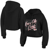 WEAR by Erin Andrews Women's Domestic Cropped Pullover Hoodie - Kansas City Chiefs Hoodies