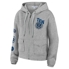 WEAR by Erin Andrews Women's Full-Zip Hoodie - Tennessee Titans Hoodies