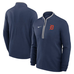 Navy Detroit Tigers Nike Dri-FIT Victory Half-Zip Pullover
