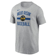 Heather Gray Seattle Mariners Nike City Connect Arched Team Phrase T-Shirt