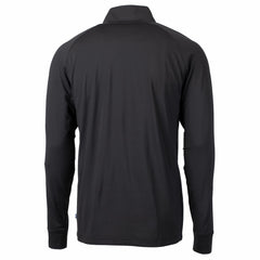 Black Cincinnati Reds Cutter & Buck Adapt Eco Knit Stretch Recycled Quarter-Zip Pullover Top