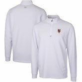 White New York Mets Cutter & Buck Traverse Stretch Quarter-Zip Pullover Top