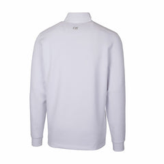White New York Mets Cutter & Buck Traverse Stretch Quarter-Zip Pullover Top