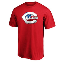 Red Cincinnati Reds Banner Wave T-Shirt