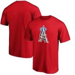 Red Los Angeles Angels Banner Wave T-Shirt