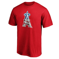 Red Los Angeles Angels Banner Wave T-Shirt