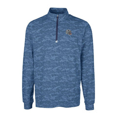 Cutter & Buck Helmet Traverse Camo Print Stretch Quarter-Zip Pullover Top - New England Patriots Pullover