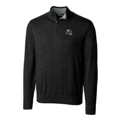 Cutter & Buck Helmet Lakemont Tri-Blend Quarter-Zip Pullover Sweater - Pittsburgh Steelers Pullover