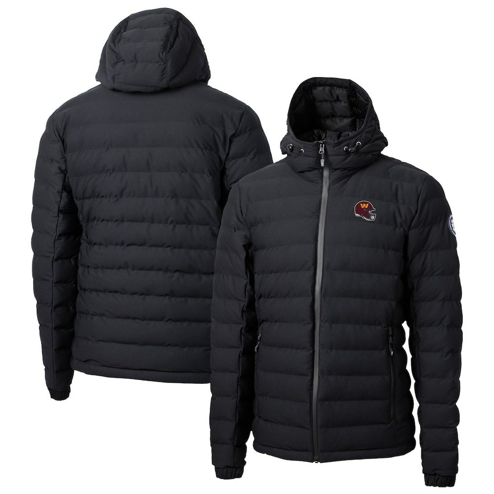 Cutter & Buck Helmet Mission Ridge Repreve Eco Insulated Puffer Full-Zip Jacket - Washington Commanders Jackets