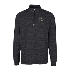 Cutter & Buck Helmet Traverse Camo Print Stretch Quarter-Zip Pullover Top - Baltimore Ravens Pullover
