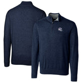 Cutter & Buck Helmet Lakemont Tri-Blend Quarter-Zip Pullover Sweater - Buffalo Bills Pullover