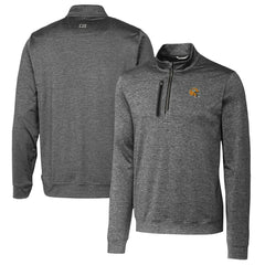 Cutter & Buck Helmet Stealth Heathered Quarter-Zip Pullover Top - Green Bay Packers Pullover