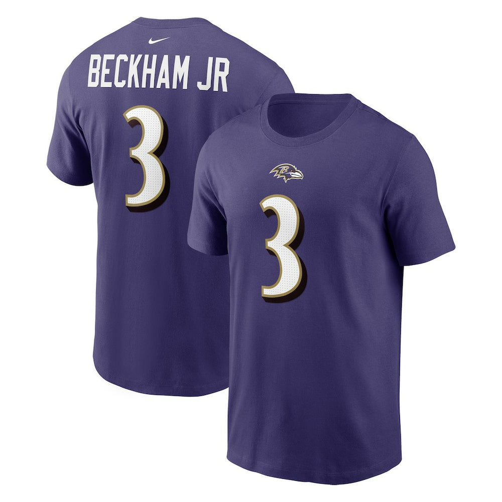 Odell Beckham Jr. Player Name & Number T-Shirt - Baltimore Ravens T-shirts