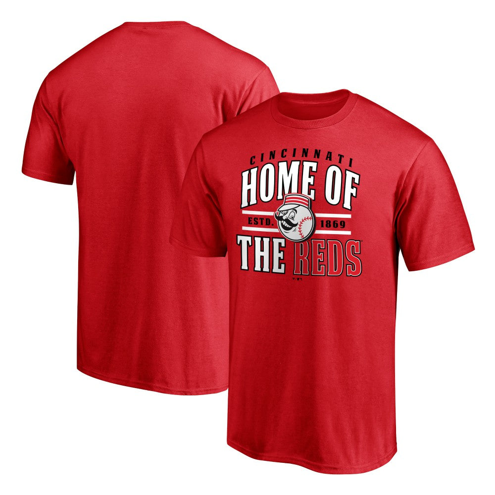 Red Cincinnati Reds Hometown Collection Home of The Reds T-Shirt