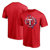 Red Texas Rangers Hometown Collection Baseball Is Bigger In Texas T-Shirt