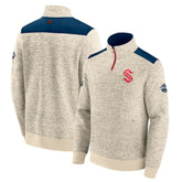 NHL Seattle Kraken Fanatics 2024 NHL Winter Classic Authentic Pro Fleece Quarter-Zip Pullover Top