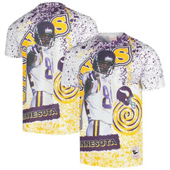 Randy Moss Retired Player Name & Number Burst T-Shirt - Minnesota Vikings T-shirts