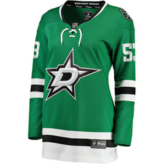 NHL Wyatt Johnston Dallas Stars Fanatics Women's Home Breakaway Player Jersey