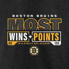 NHL Boston Bruins Most Ever NHL Wins & Points T-Shirt