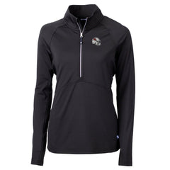 Cutter & Buck Women's Helmet Logo Adapt Eco Knit Stretch Recycled Half-Zip Pullover Top - Arizona Cardinals Pullover