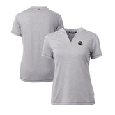 Cutter & Buck Women's Helmet Logo DryTec Forge Stretch V-Neck Blade Top - Jacksonville Jaguars Tops