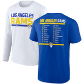 Two-Pack 2023 Schedule T-Shirt Combo Set - Los Angeles Rams T-shirts
