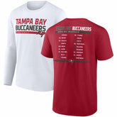 Two-Pack 2023 Schedule T-Shirt Combo Set - Tampa Bay Buccaneers T-shirts