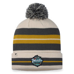 NHL Vegas Golden Knights Fanatics 2024 NHL Winter Classic Cuffed Knit Hat with Pom