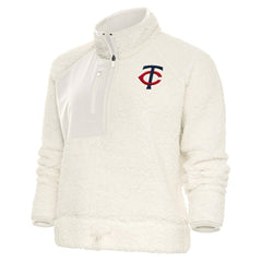 White Minnesota Twins Antigua Women's Fusion Pullover