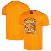 Orange Baltimore Orioles Homage Eutaw Street Hyper Local Tri-Blend T-Shirt
