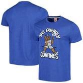 Royal Chicago Cubs Homage Doodle Collection The Friendly Confines Tri-Blend T-Shirt