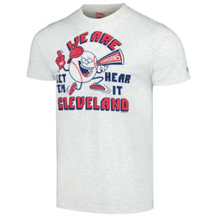 Gray Cleveland Guardians Homage Doodle Collection We Are Cleveland Tri-Blend T-Shirt