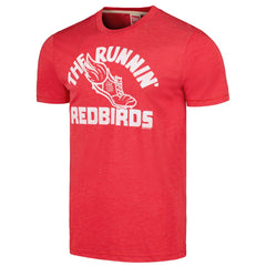 Red St. Louis Cardinals Homage Doodle Collection The Runnin' Redbirds Tri-Blend T-Shirt