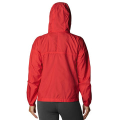 Red Chicago Cubs Columbia Women's Flash Challenger Full-Zip Windbreaker Jacket